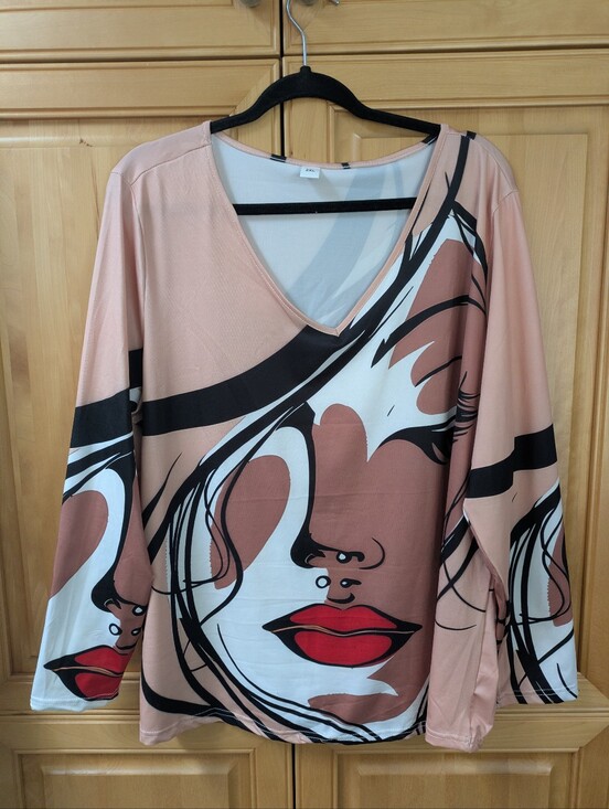 Source Unknown Tops - Fun Face Tunic 2xl